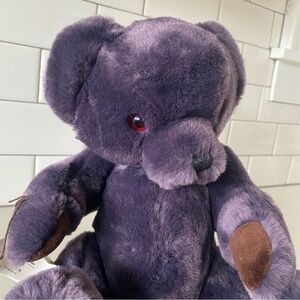 The Nisbet Royal Bear Purple Stuffed Animal